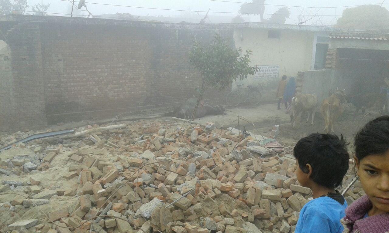 building collapse in roorkee