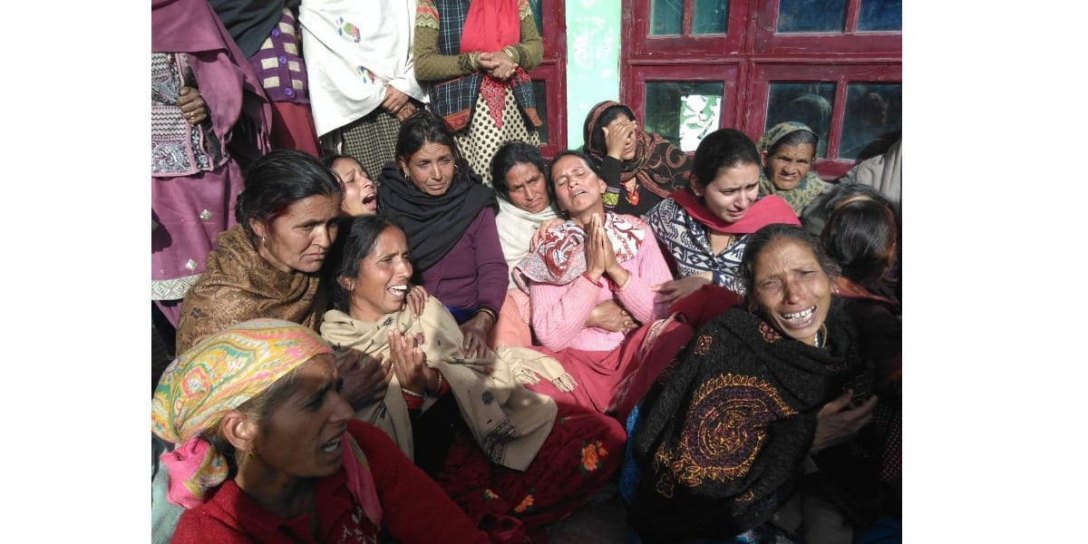 Cremation of Sashastra Seema Bal Sub Inspector Dhandev in Mandi himachal Pradesh