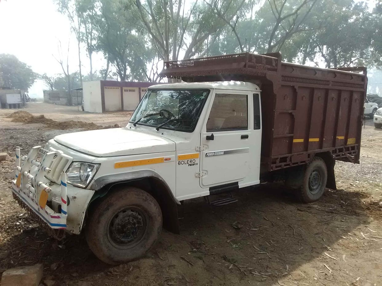 Van full of wheat was finally picked up two individual government taking
