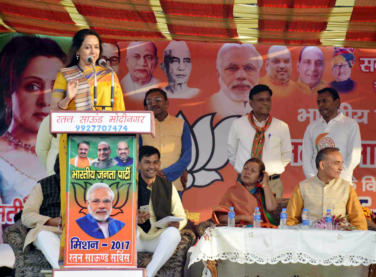Development is not religion-caste BJP's agenda: Hema Malini