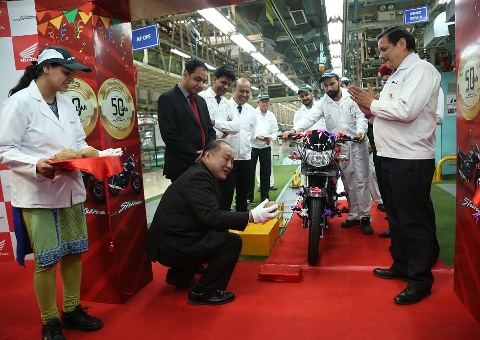 Honda CB Shine crosses 50 lakh units milestone in India
