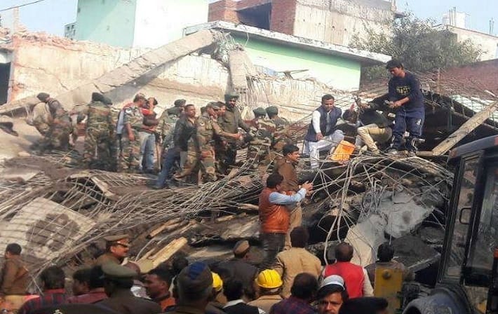 who responsible for jajmau building collapse
