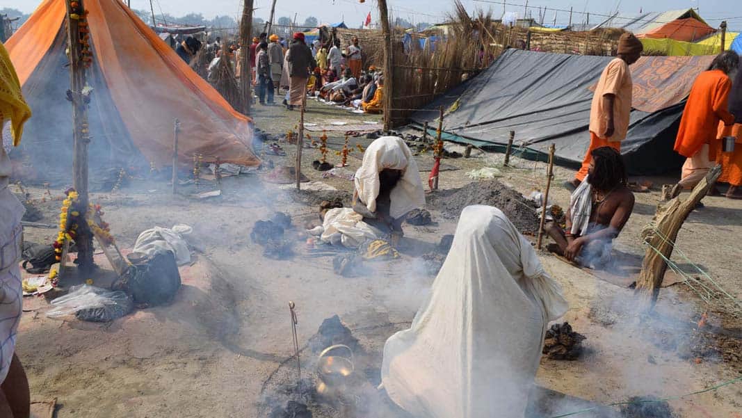 monk in sweltering heat hatha