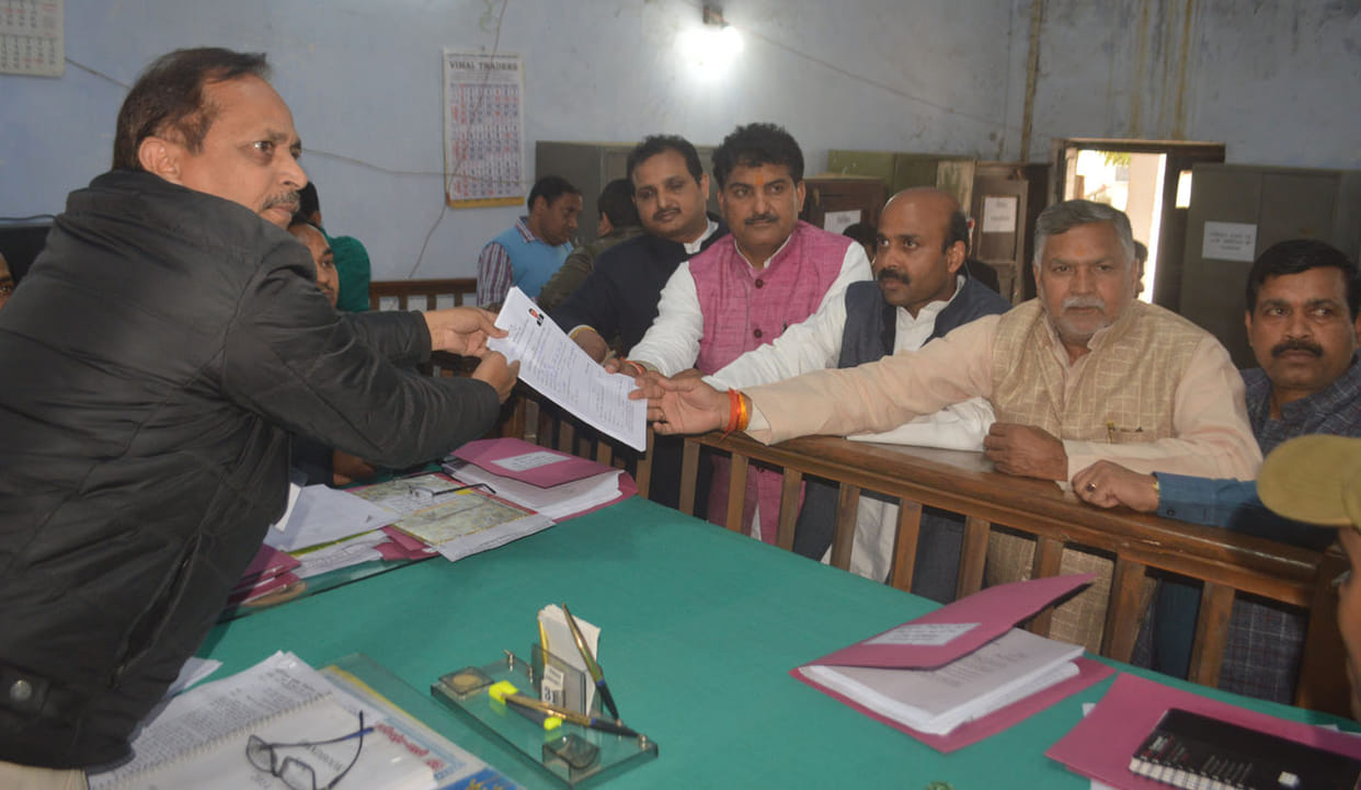 three candidates filed name on friday in basti