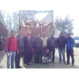 cia and, forest dipartmant,team, khair taskari, truck
