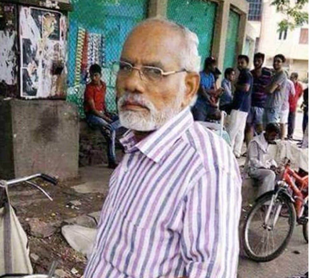 have you seen these people before looks like pm Modi