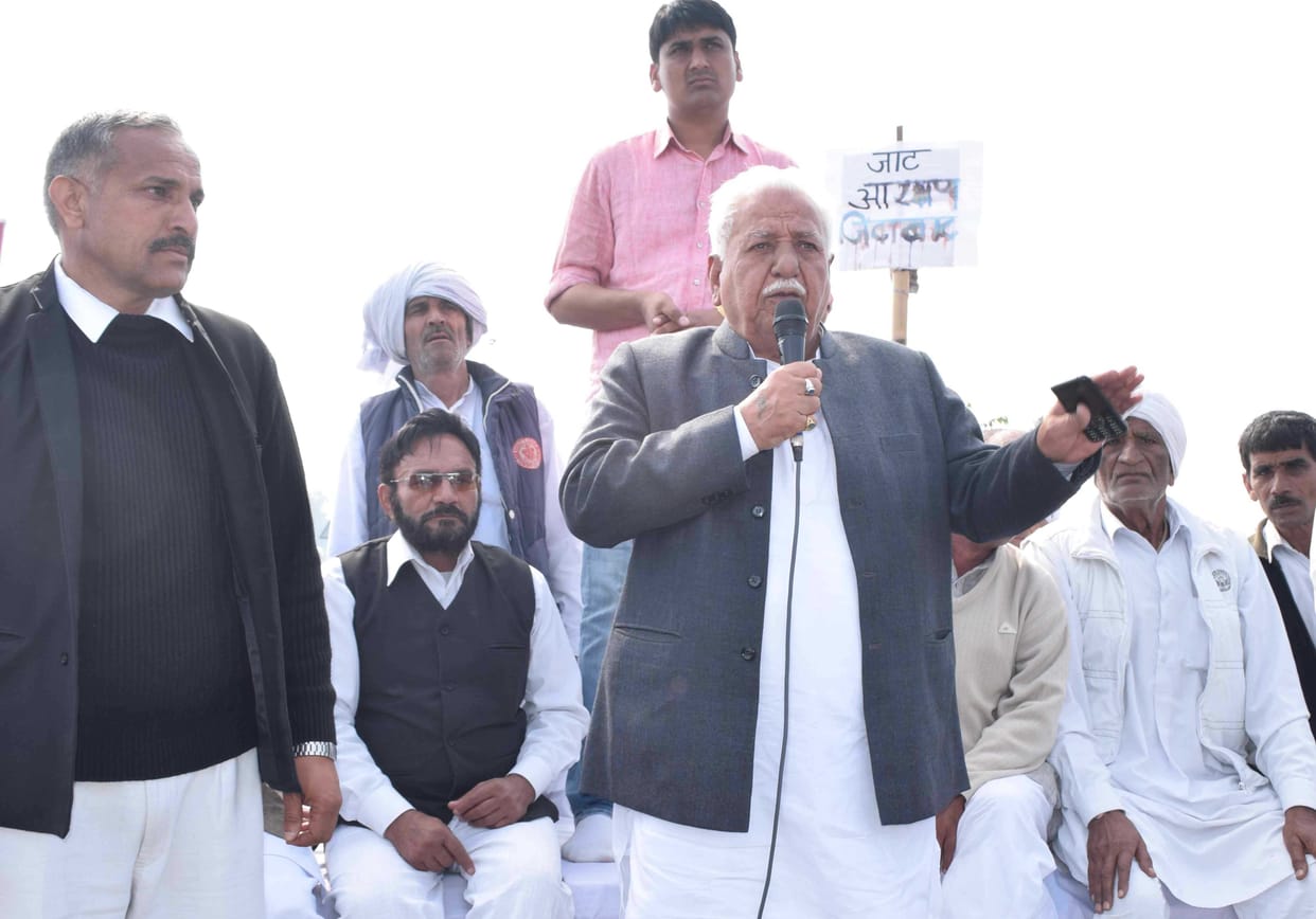 jail, jat reservation, relly, administration, jat, police alert, police, leader, hudda