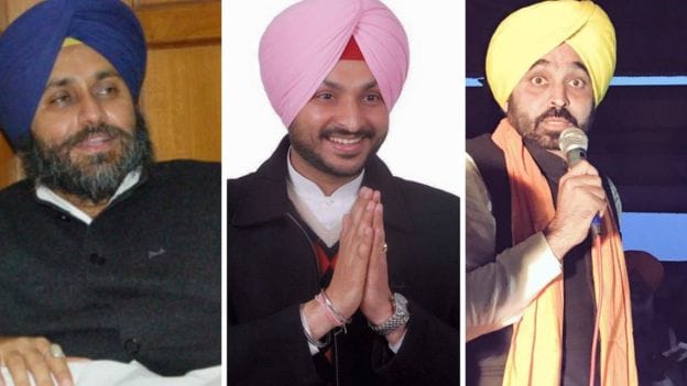 triangular competition in akali congress and aap in punjab assembly election 2017