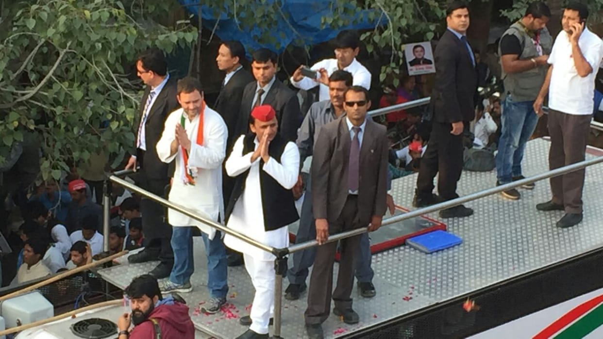 akhilesh yadav road show in varanasi is on 4 march