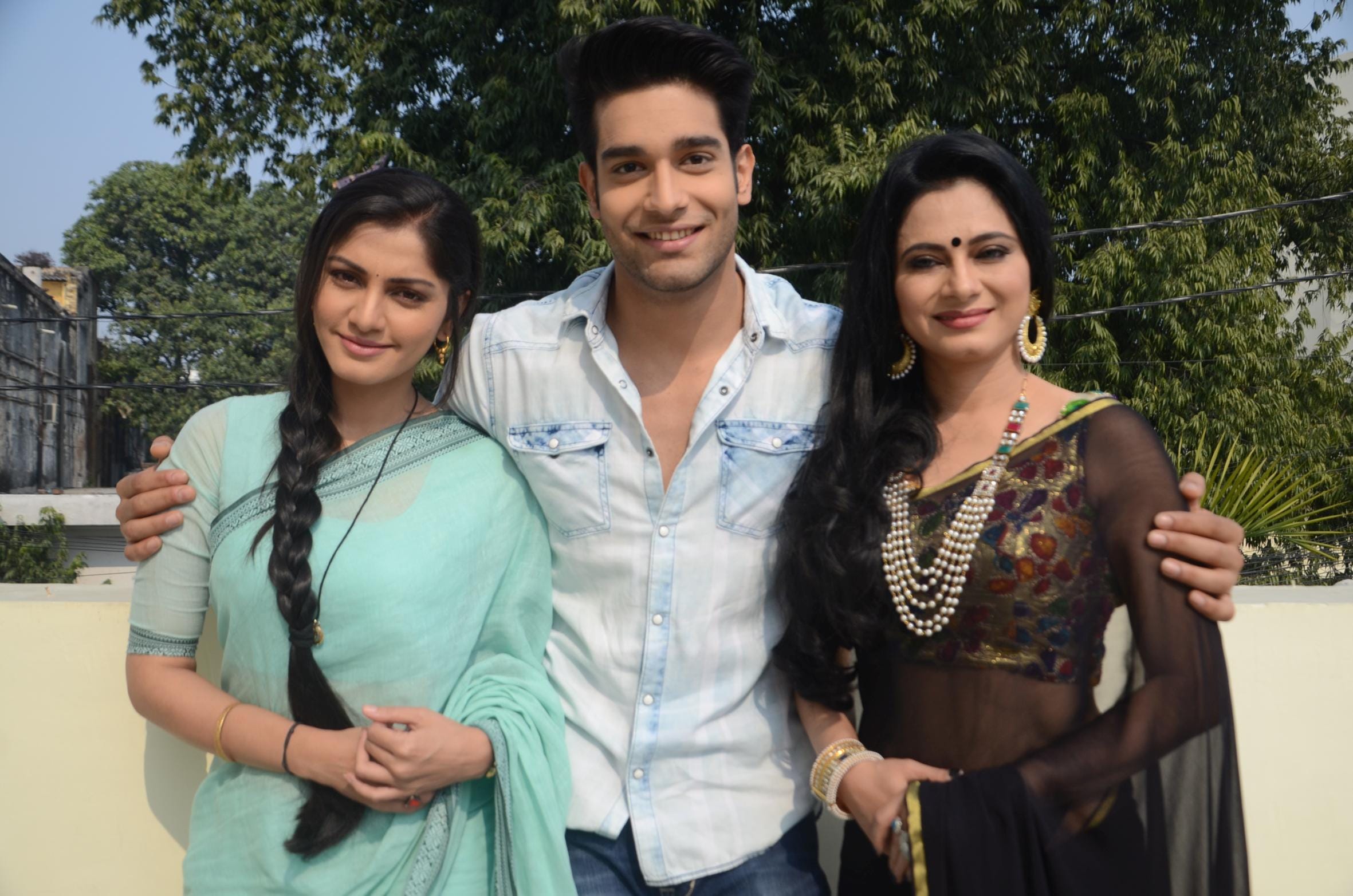 tv artist tasneem and abhishek in  lucknow