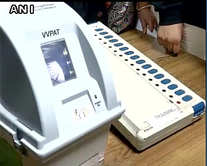 VVPAT machines to be used for the first time on trial basis.