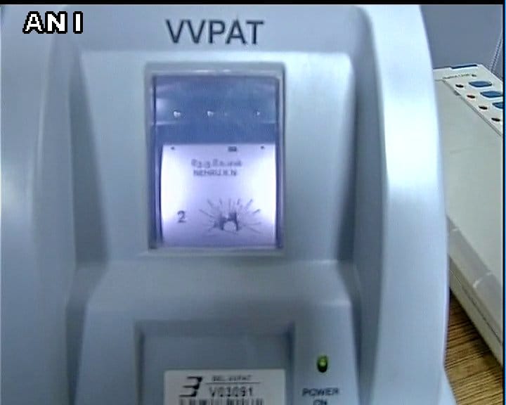 VVPAT machines to be used for the first time on trial basis.