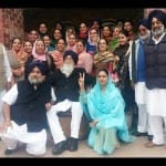 Parkash singh Badal and Sukhbir Singh Badal