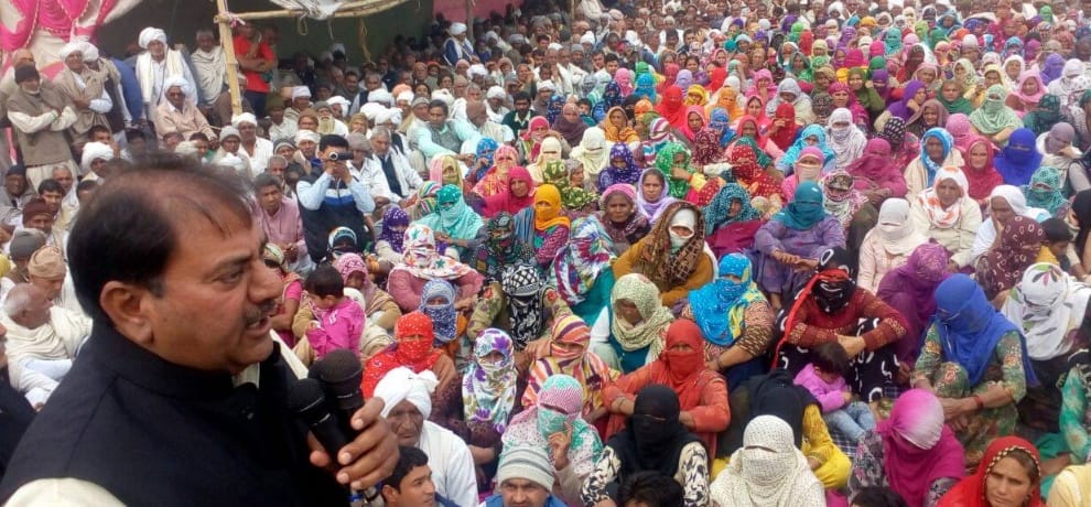 Abhaya chautala reached to jat protest place and challenged the govt