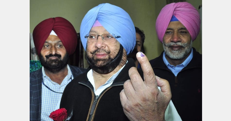 captain amrinder singh, congress, PUNJAB Election Results, punjab assembly election 2017