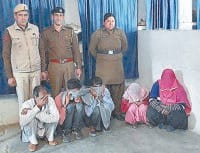 fatehabad, sex raket, one house, five arrest, harayana