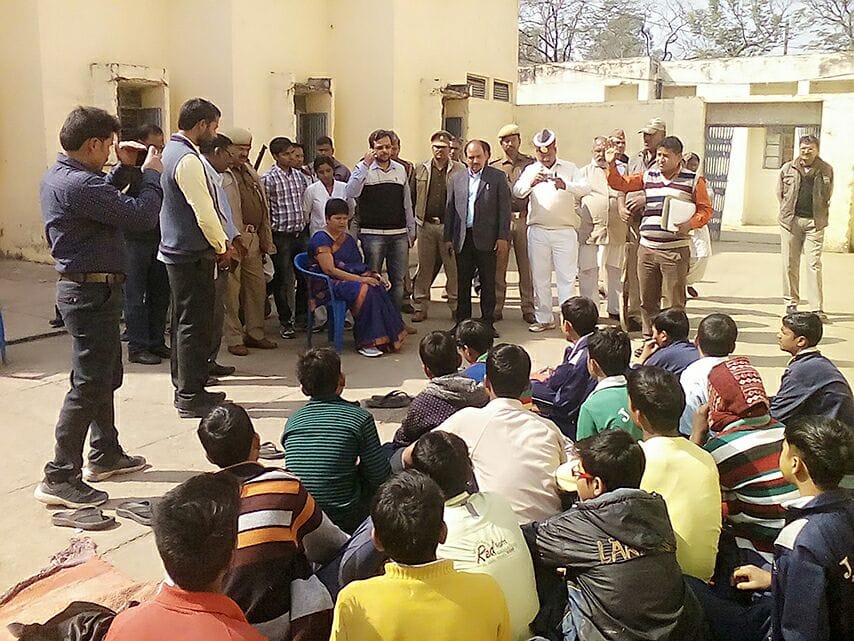 The team arrived in Lucknow NVS schools