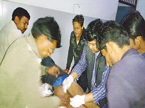 The death of the young man from the collision