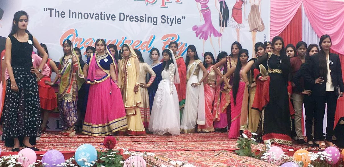 Fashion students showed talent show talent