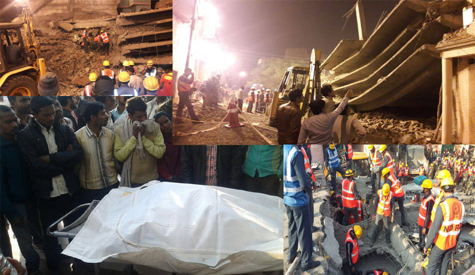 school building collapse at kanpur