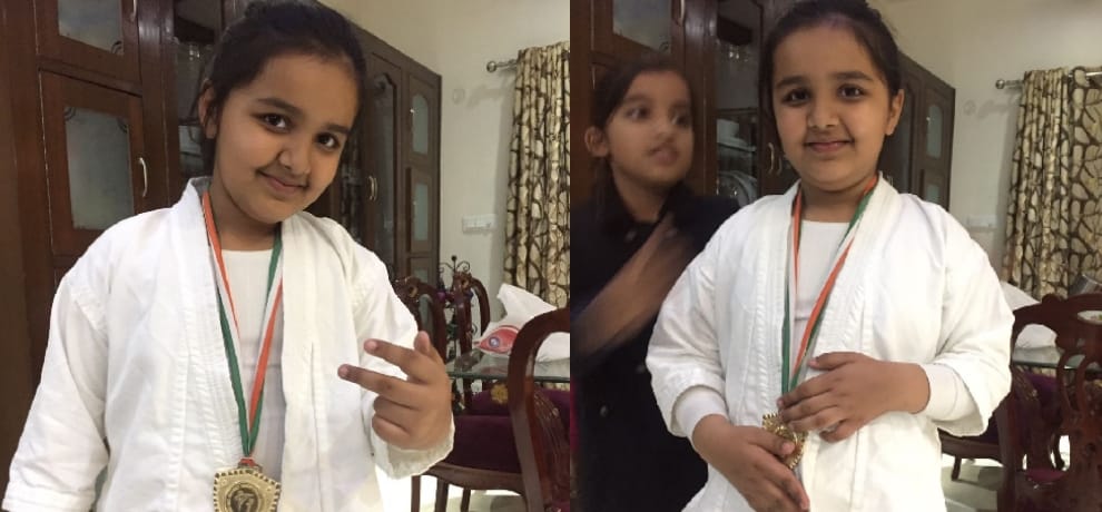 kavya won junior national taekwando championship