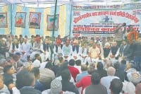 jaat aandolan, yaspal malik, reached, people protest, kaithal