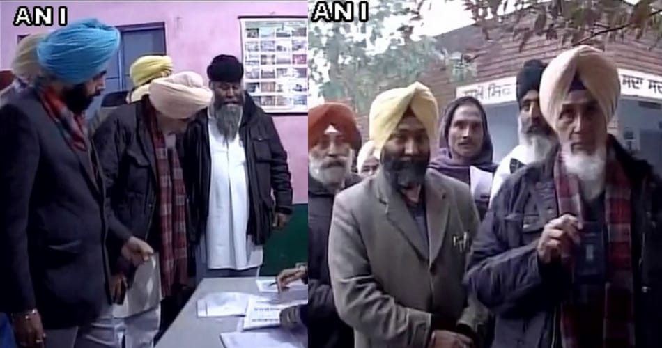 voters on booth to cast vote for punjab assembly election 2017