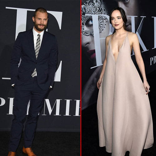 this hollywood actress reached in party in revealing dress