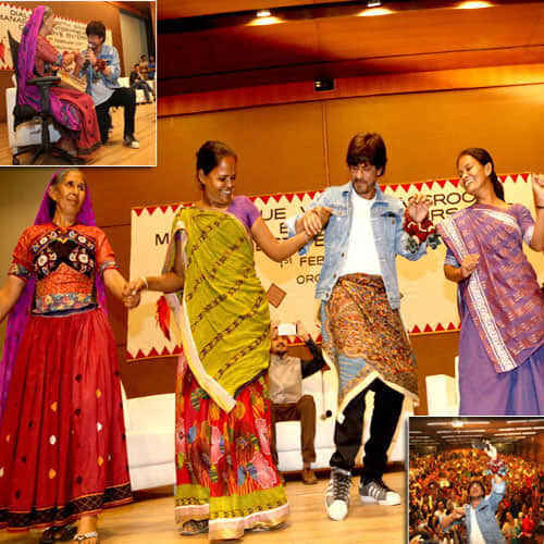 shahrukh khan with her female fan and his romance