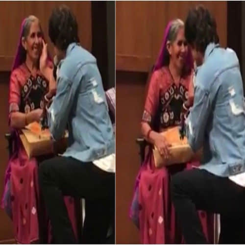 shahrukh khan with her female fan and his romance