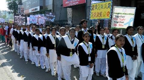 The extracted cancer awareness rally