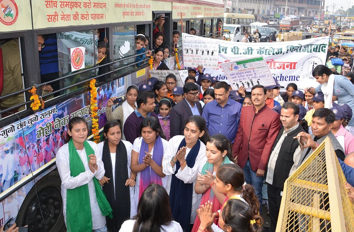 The vote sparked the imagination of street theater and song