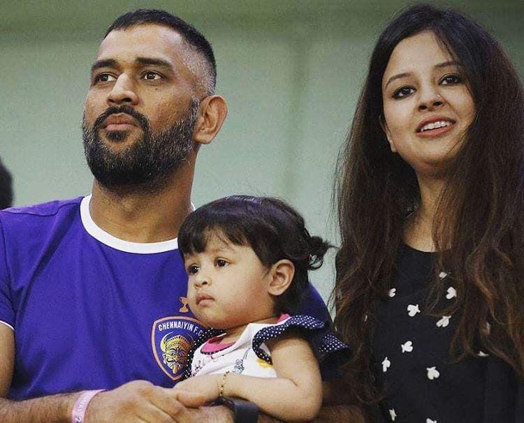 ms dhoni daughter ziva third birthday