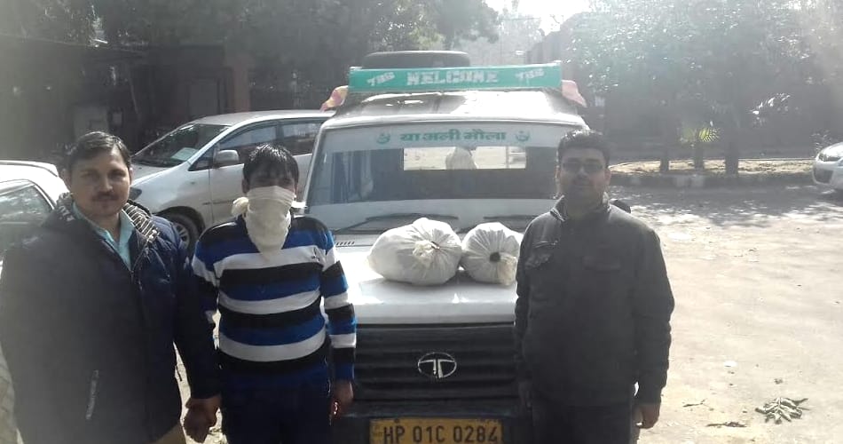 Charas found nerar kharar worth rupees of 10 lakh