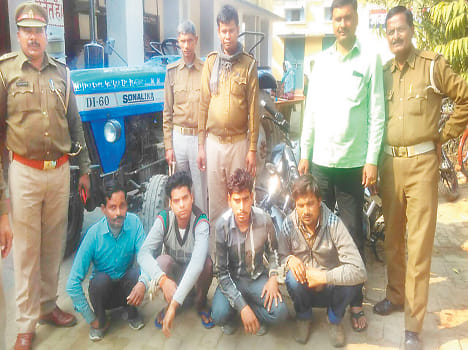 Tractor robbing four accused arrested