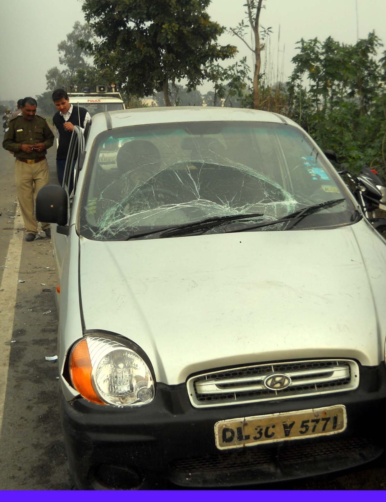 Vehicle collision killed the bike rider