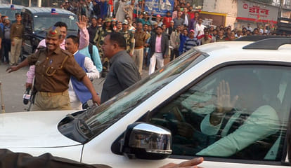 akhilesh rahul joint rally at kanpur