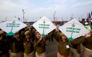 The kites encouraged to vote