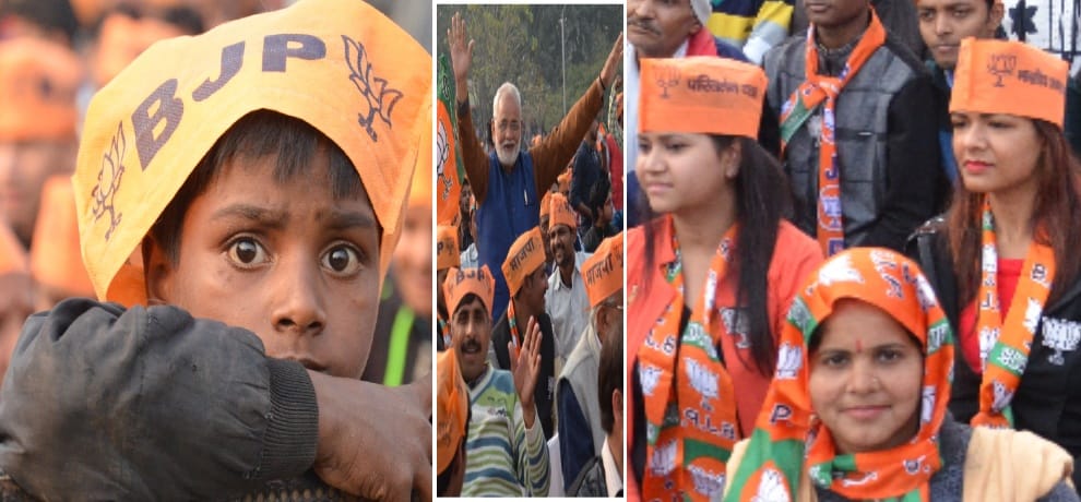 Shah reached Noida campaign lashed out at the Congress-SP