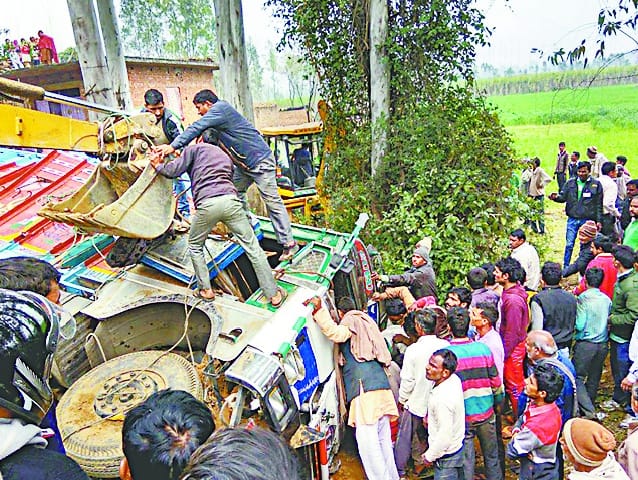 Bolero overturns woman's death