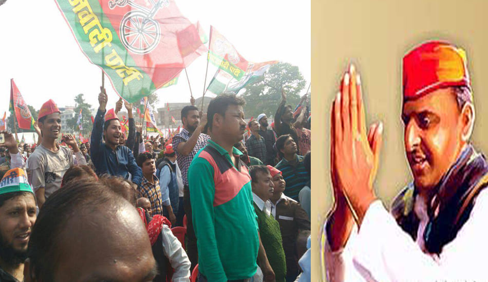 akhilesh rahul public meeting at kanpur