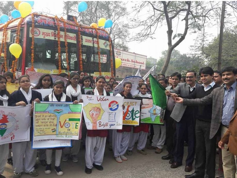 Major routes out of the voter awareness Express