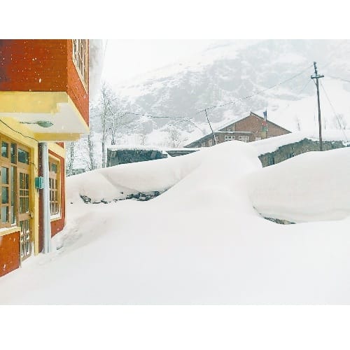 snowfall in upper himachal