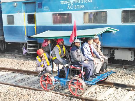 The track will be replaced by scab station Chaura