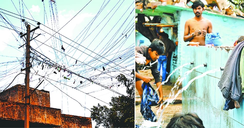 Water wastage in chandigarh, sanjay colony, water