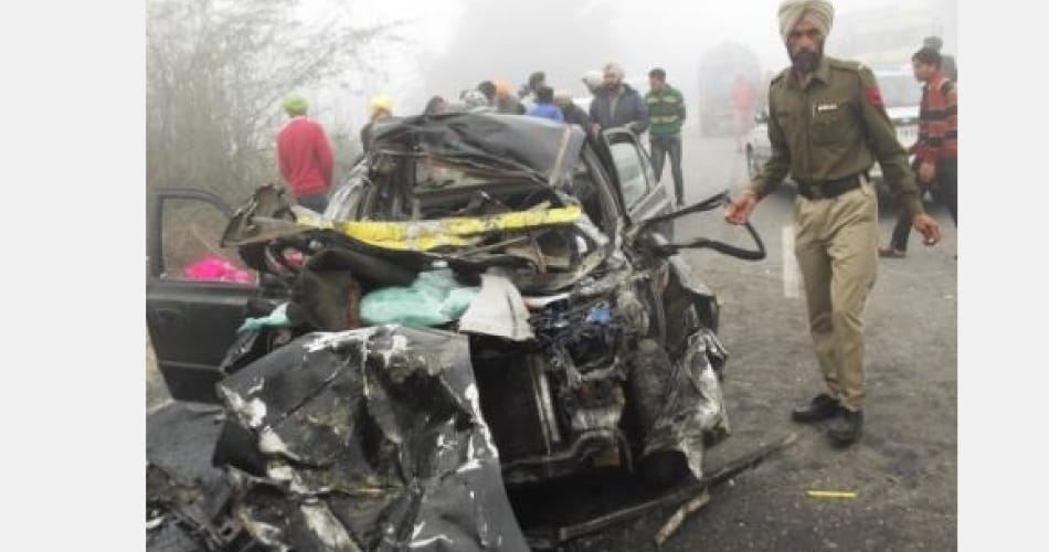 four people killed in road accident at amritsar moga highway in firozpur
