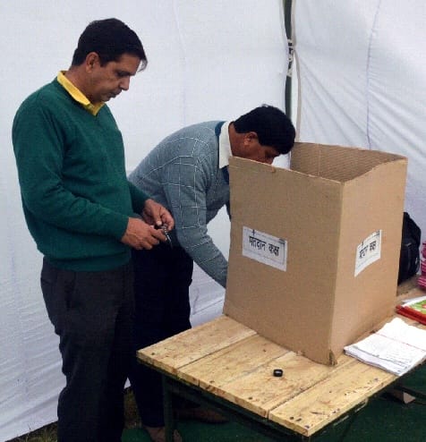 Postal voting ballot by 185 employees