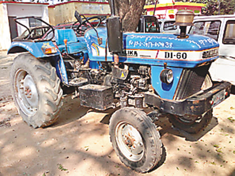 The young man caught with stolen tractors