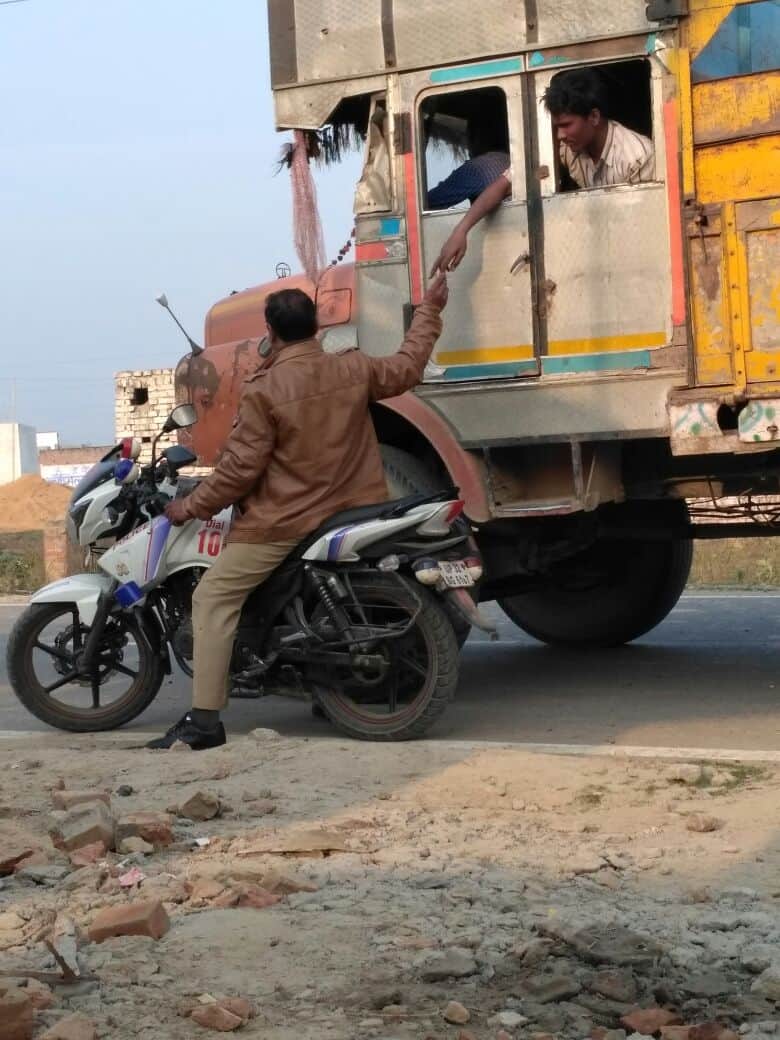 overload trucks illegal recovery racket busted at gorakhpur, big reveal after RTO shocked