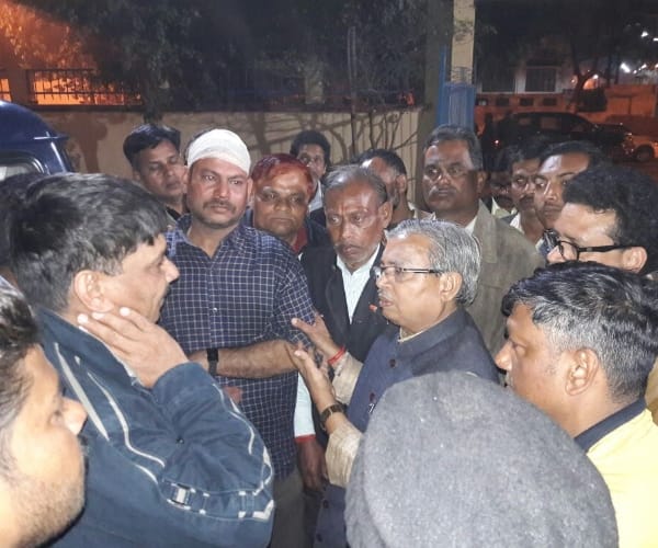 A lawyer attacked in Lucknow.